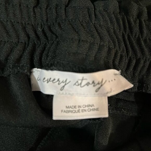 Pennington’s Crepe Paperbag Pant Size X- Missing belt Neutral Business Casual - Picture 9 of 12